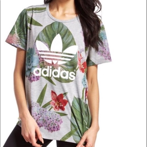 adidas Tops - 2Pc Adidas Floral Train Set